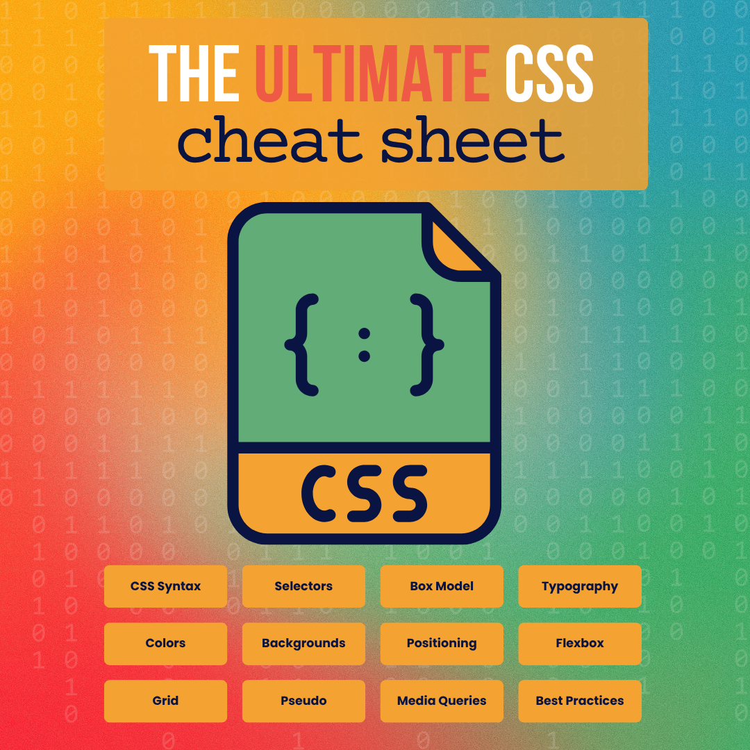 The Ultimate CSS Cheat Sheet